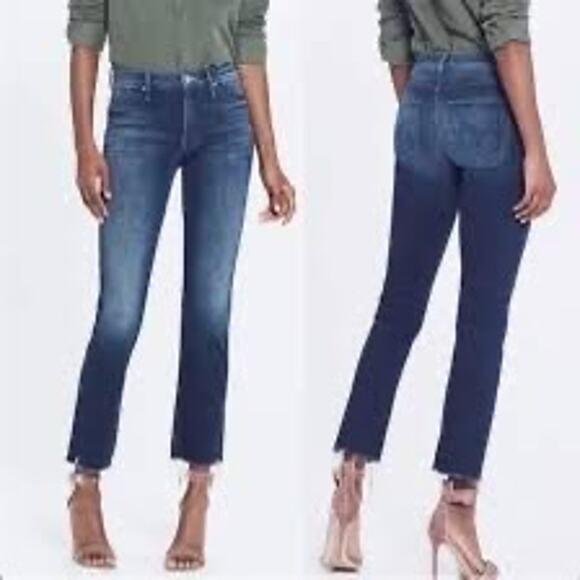 Mother Jeans The Ankle Rascal Snippet in Here Kitty Kitty Wash Womens Size 25 - Picture 1 of 13